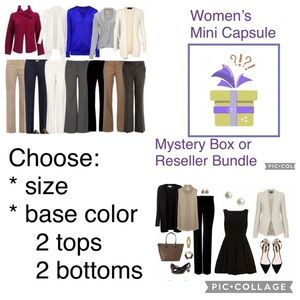 4 piece mystery box mini capsule work wear office neutral business casual career